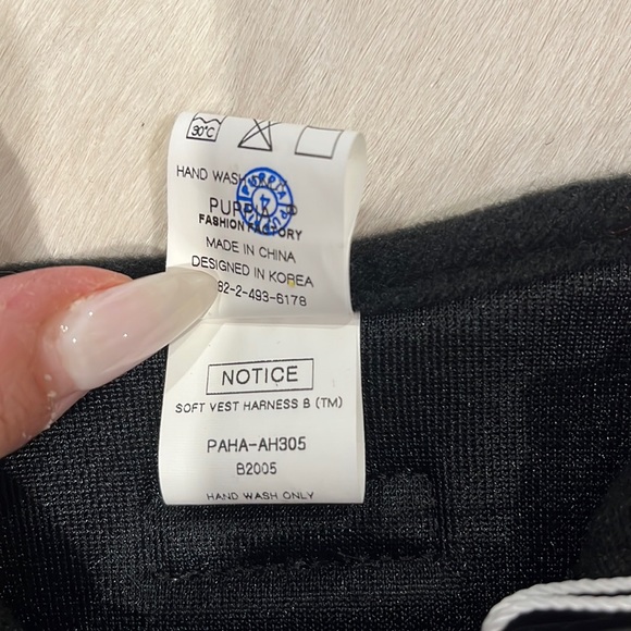 Puppia Soft Vest Dog Harness Black Sz L NWT - Picture 9 of 12